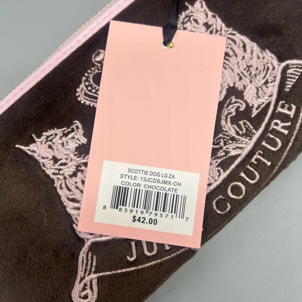 Juicy couture Scottie dogs large zip around wallet